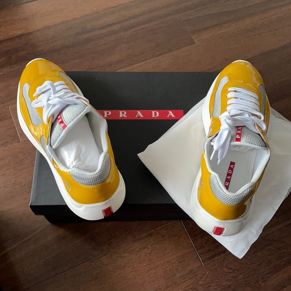 LIMITED PRADA new American cup bike fabric sneaker - Picture 2 of 5
